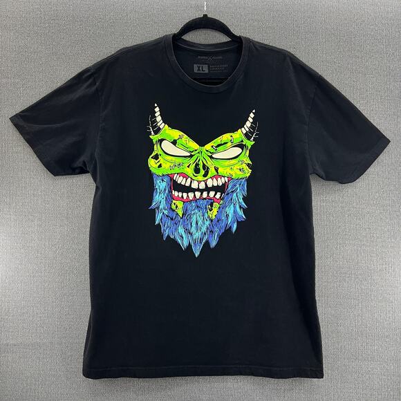 Bearded Villains Special Edition‎ Mens Black Graphic T Shirt XL - Picture 1 of 7